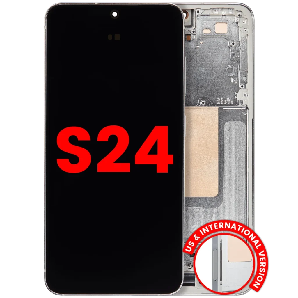 OLED Assembly With Frame For Samsung Galaxy S24 5G (US & International Version) (Aftermarket Plus) (Jade Green)