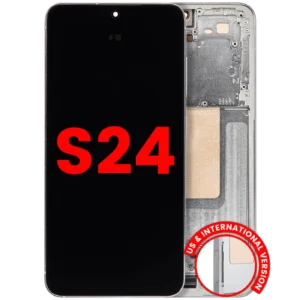 OLED Assembly With Frame For Samsung Galaxy S24 5G (US & International Version) (Aftermarket Plus) (Jade Green)