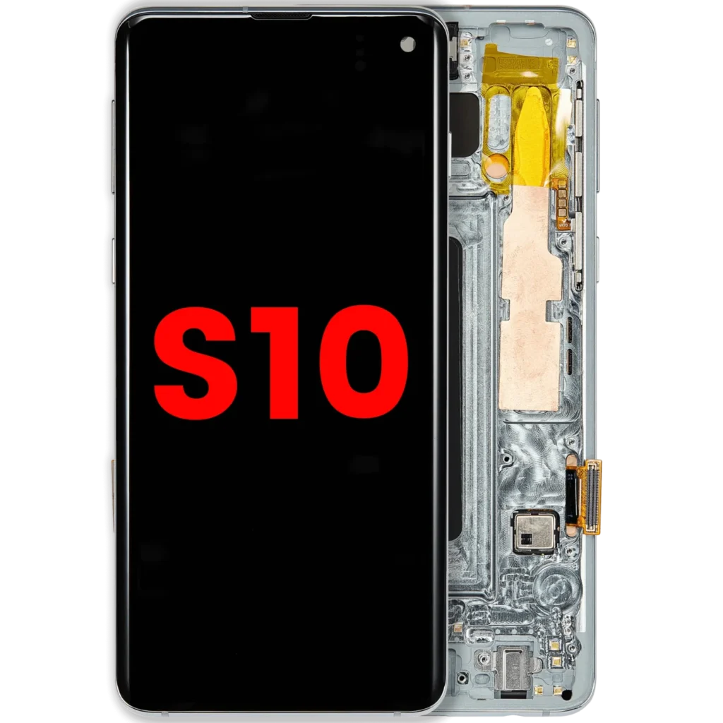 OLED Assembly With Frame For Samsung Galaxy S10 (Aftermarket Plus) (Prism Green)