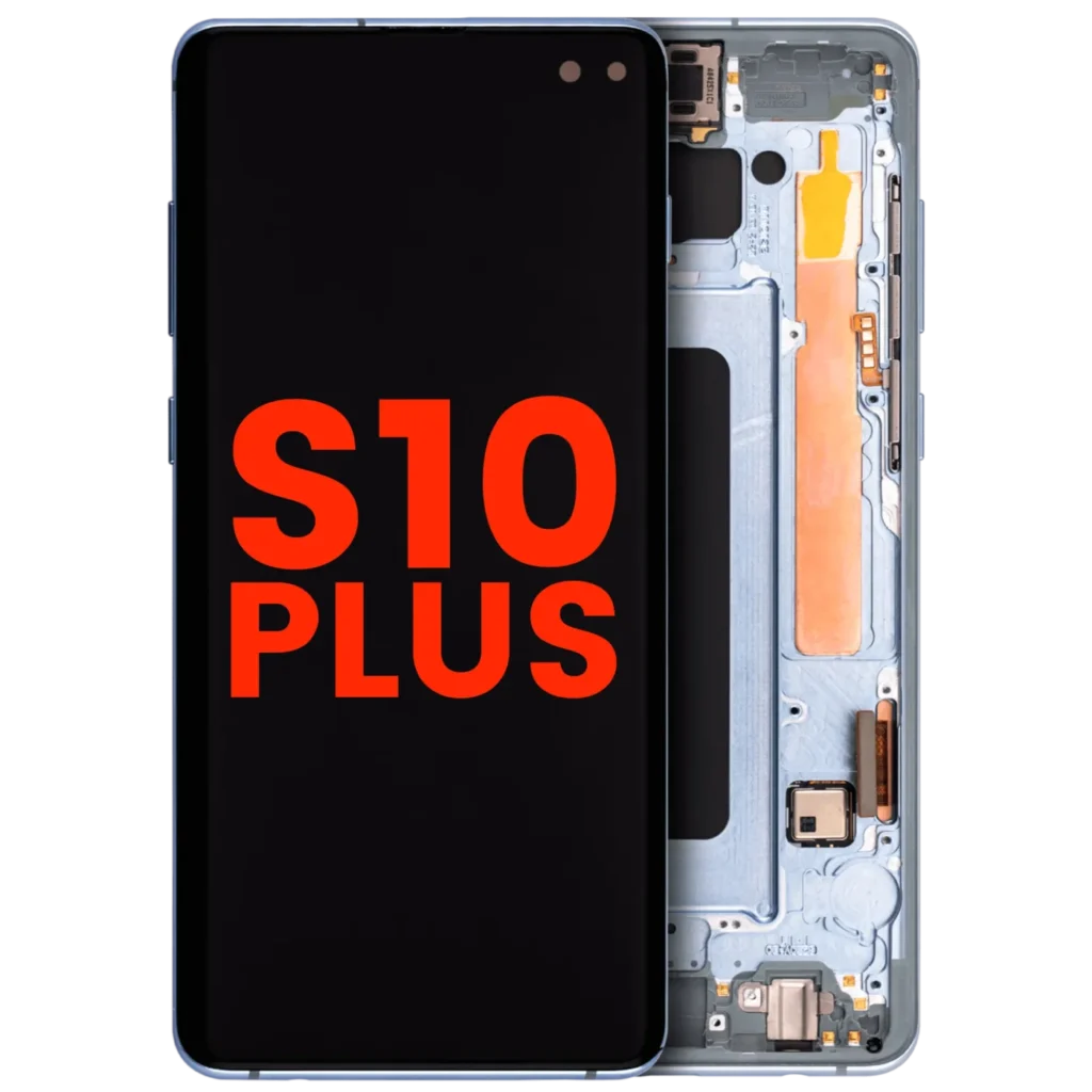 OLED Assembly With Frame For Samsung Galaxy S10 Plus (Aftermarket Plus) (Prism Blue)
