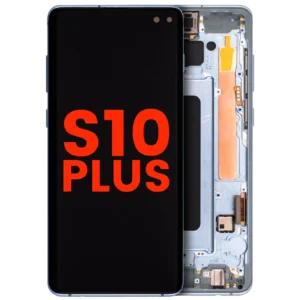 OLED Assembly With Frame For Samsung Galaxy S10 Plus (Aftermarket Plus) (Prism Blue)
