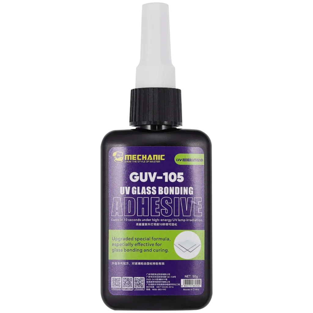 GUV-105 UV Glass Bonding Adhesive (Mechanic)
