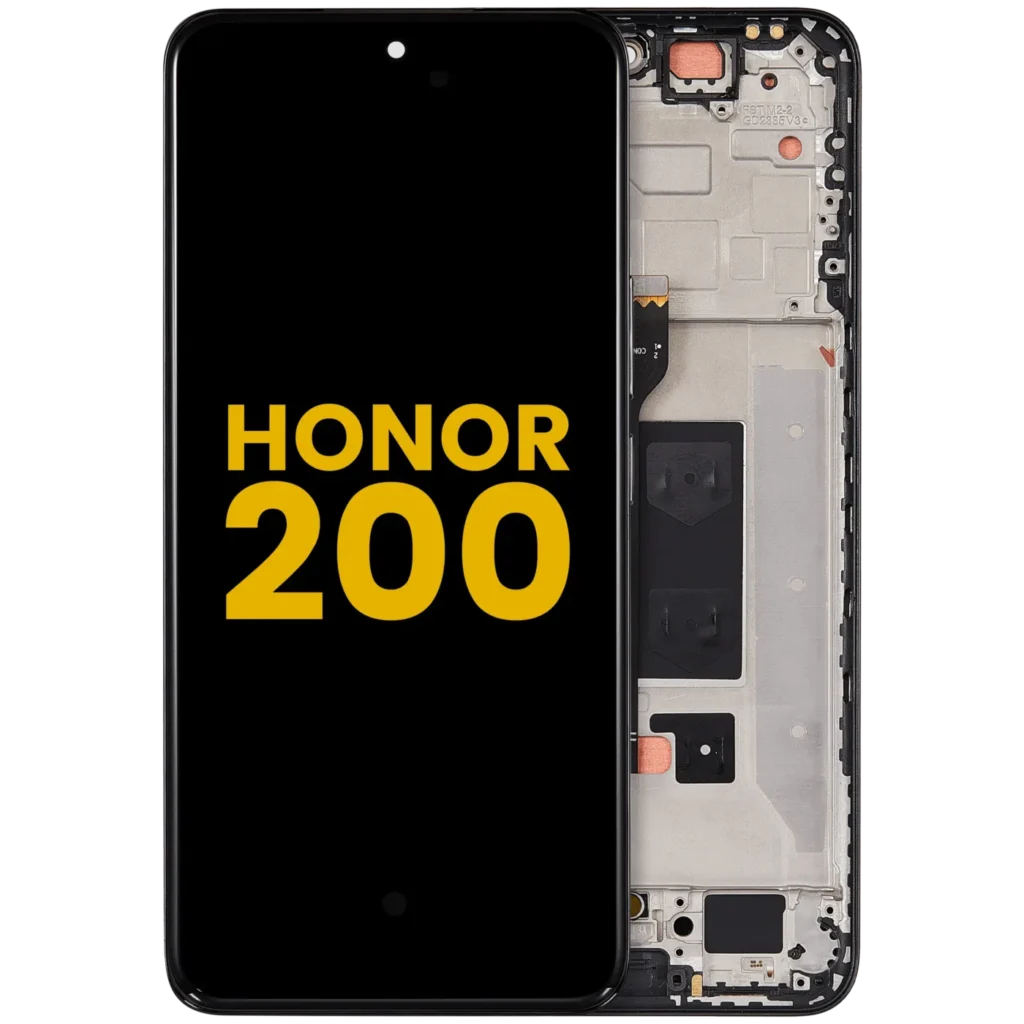 OLED Assembly With Frame For Honor 200 (Refurbished) (Black)