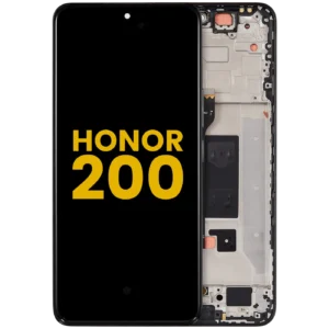 OLED Assembly With Frame For Honor 200 (Refurbished) (Black)