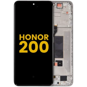 OLED Assembly With Frame For Honor 200 (Refurbished) (Moonlight White)
