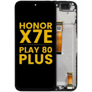 LCD Assembly With Frame For Honor X7E / Play 80 Plus (Refurbished) (All Colors)