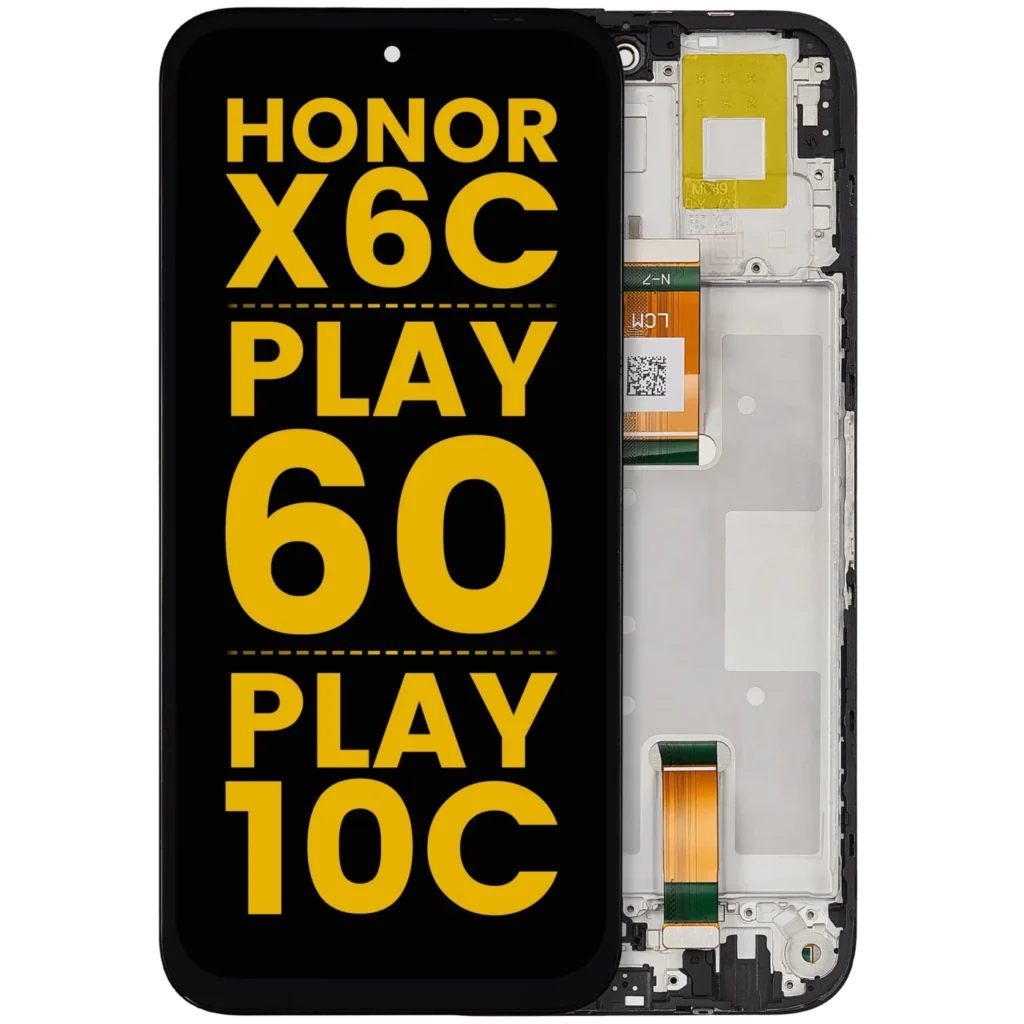 LCD Assembly With Frame For Honor X6C / Play 60 / Play 10C(Refurbished) (All Colors)