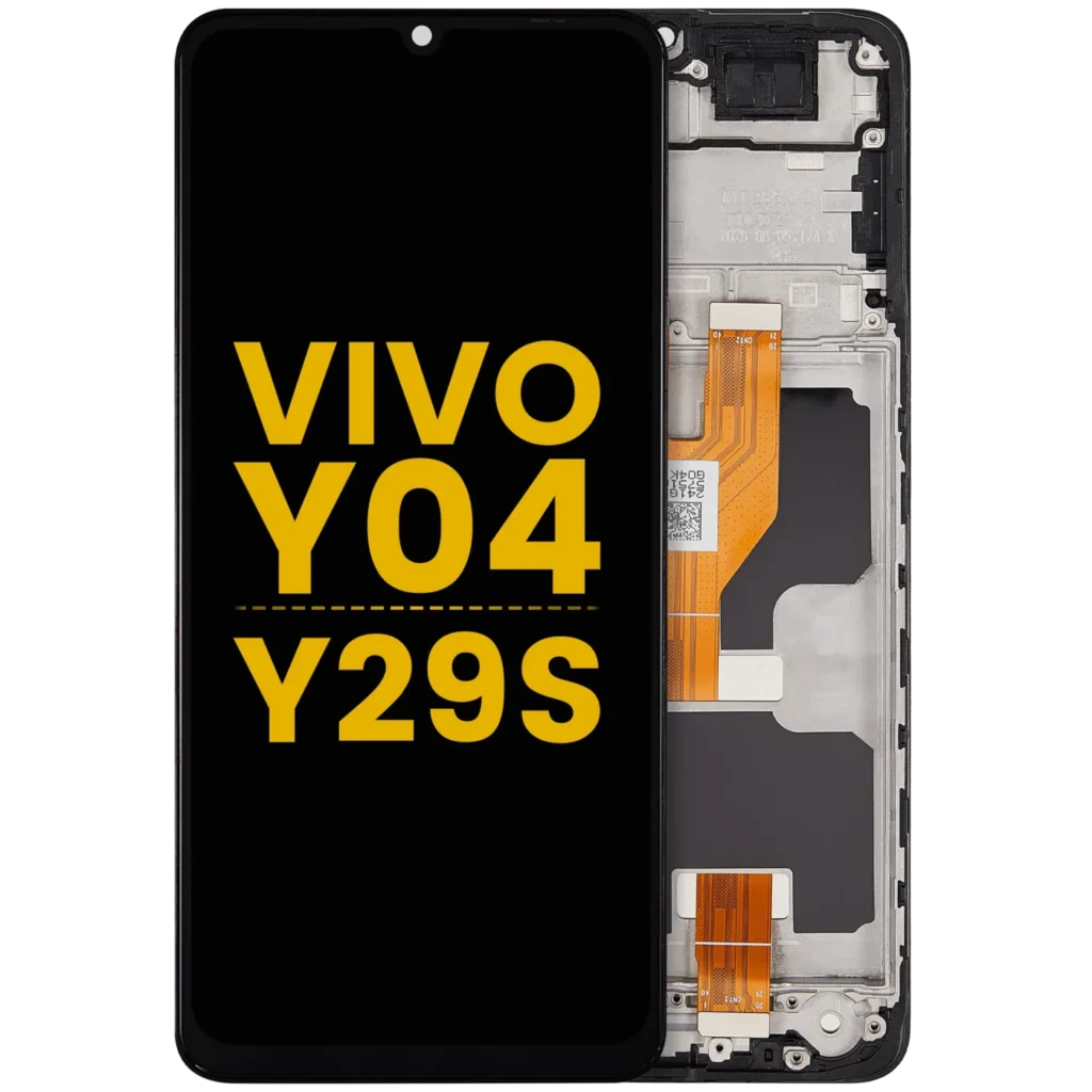 LCD Assembly With Frame For Vivo Y04 / Y29s (Refurbished) (All Colors)