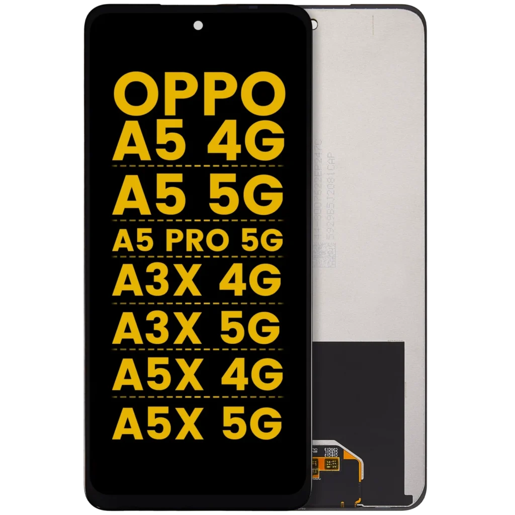 LCD Assembly Without Frame Compatible For OPPO A5 4G / A5 5G / A5 Pro 5G / A3x 4G / A3x 5G / A5x 4G / A5x 5G (Refurbished) (All Colors)