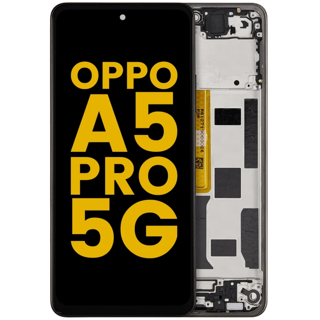 LCD Assembly With Frame Compatible For OPPO A5 Pro 5G (Refurbished) (Mocha Brown)