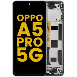 LCD Assembly With Frame Compatible For OPPO A5 Pro 5G (Refurbished) (Feather Blue)