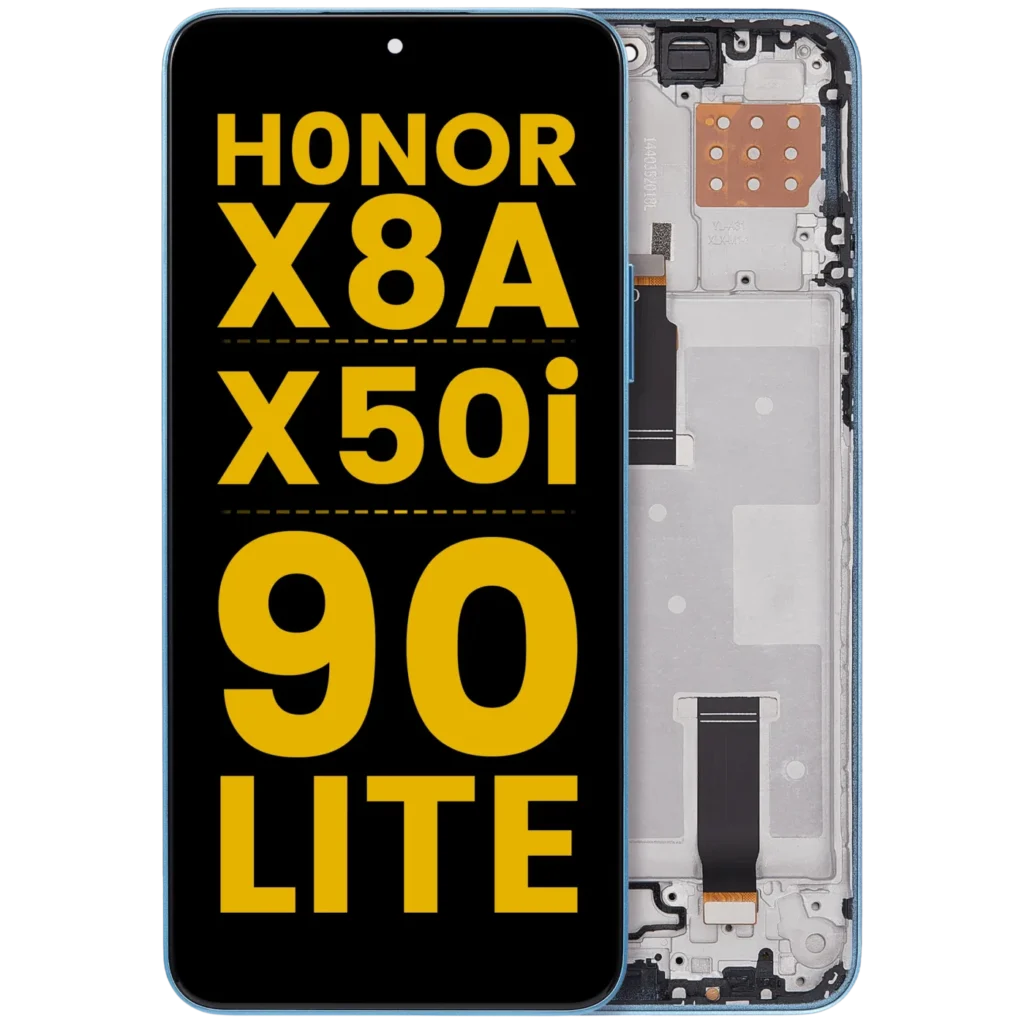 LCD Assembly With Frame For Honor X8A / X50i / 90 Lite (Refurbished) (Cyan Lake)