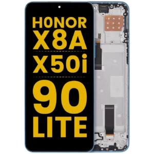 LCD Assembly With Frame For Honor X8A / X50i / 90 Lite (Refurbished) (Cyan Lake)