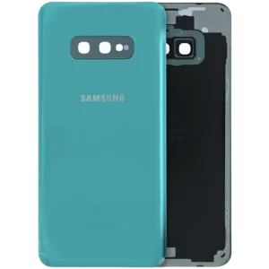 Back Cover Glass With Camera Lens For Samsung Galaxy S10e (Service Pack) (Green)