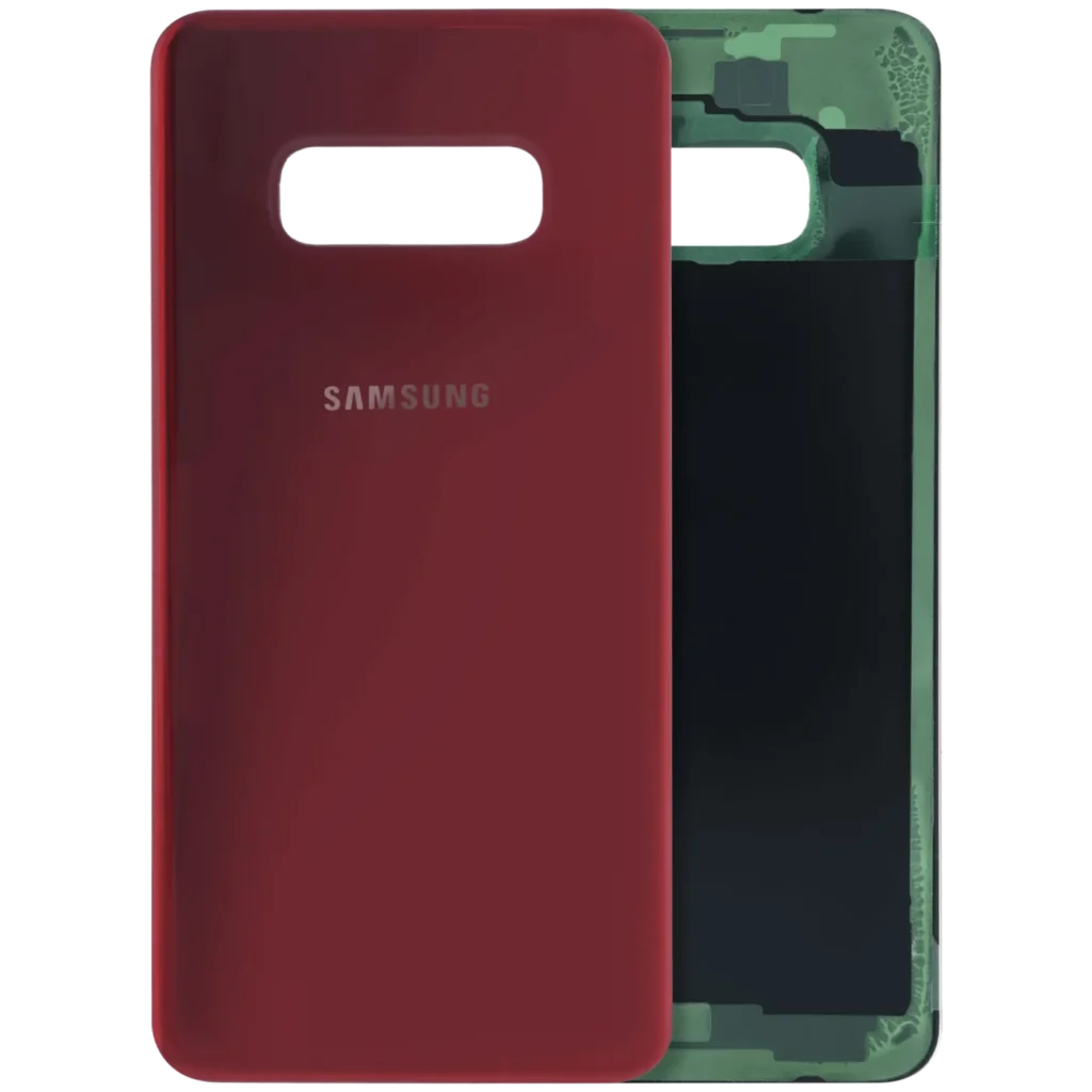 Back Cover Glass For Samsung Galaxy S10e (Service Pack) (Cardinal Red)