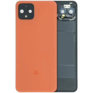Back Glass For Google Pixel 4 (Genuine OEM) (Oh So Orange)