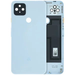 Back cover Glass With Camera Lens Assembly For Google Pixel 4a 5G (Barely Blue)