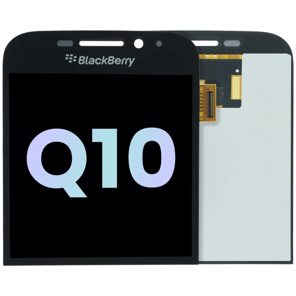LCD Assembly With Frame For BlackBerry Q10 (Genuine OEM) (Black)
