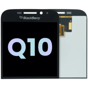 LCD Assembly With Frame For BlackBerry Q10 (Genuine OEM) (Black)