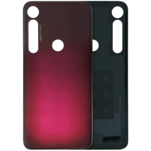 Back cover Glass For Motorola Moto G8 Plus (XT2019) (Genuine OEM) (Red)