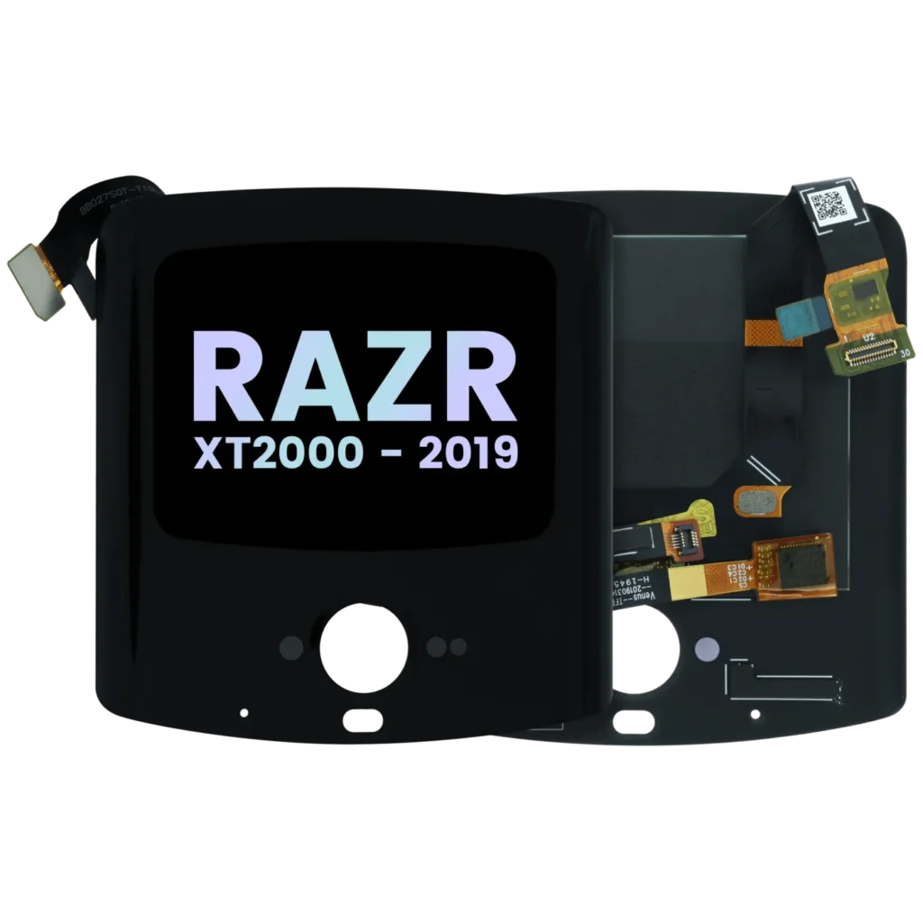 Outer OLED Assembly Without Frame For Motorola Razr (XT2000 / 2019) (Genuine OEM) (Noir Black)