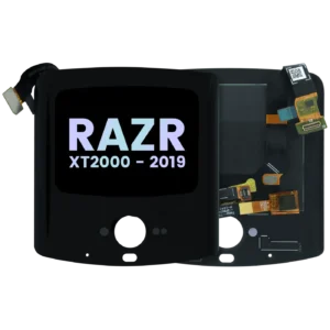 Outer OLED Assembly Without Frame For Motorola Razr (XT2000 / 2019) (Genuine OEM) (Noir Black)