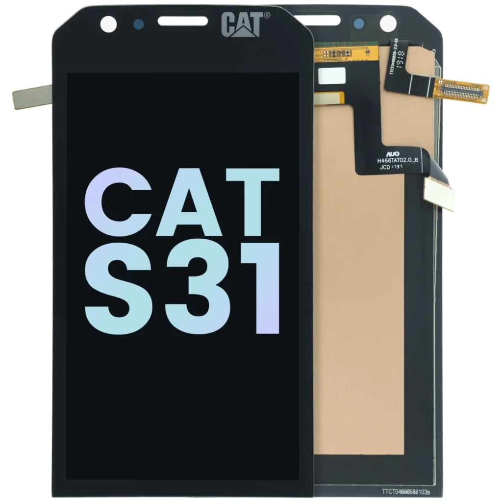 LCD Assembly Without Frame For CAT S31 (Genuine OEM) (Black)