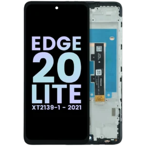 OLED Assembly With Frame For Motorola Edge 20 Lite (XT2139-1 / 2021) (Genuine OEM) (All Colors)