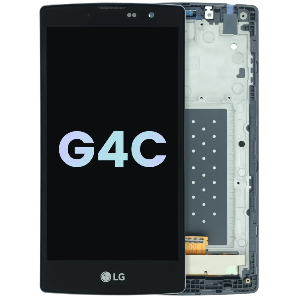 LCD Assembly With Frame Compatible For LG G4c (Genuine OEM) (Black)