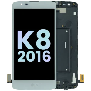 LCD Assembly without Frame Compatible For LG K8 (2016) (Genuine) (White)