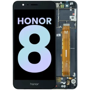 LCD Assembly With Frame Compatible For Honor 8 (2016) (Genuine) (Black)