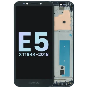 LCD Assembly With Frame For Motorola Moto E5 (XT1944 / 2018) (Genuine OEM) (Black)