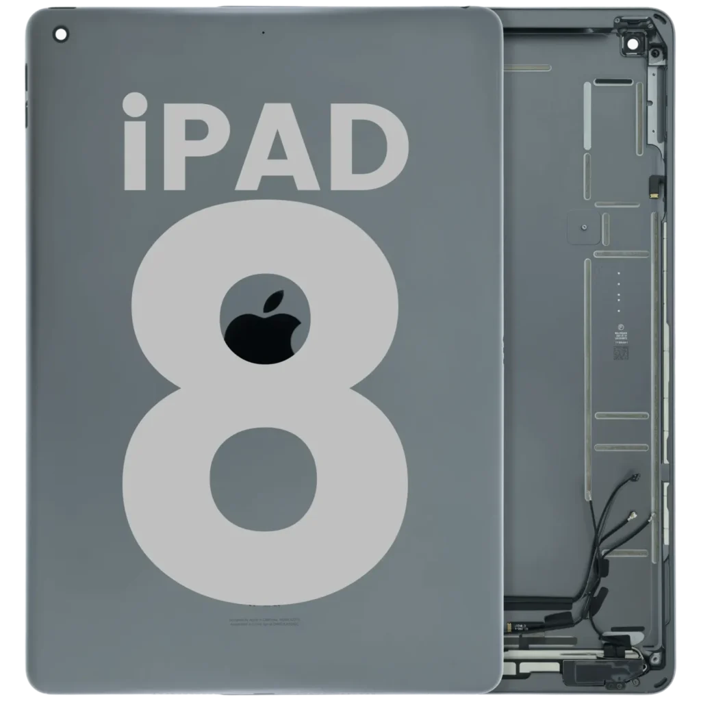 Back Housing Compatible for iPad 8 (2020) (Used OEM Pull: Grade A) (Space Gray)