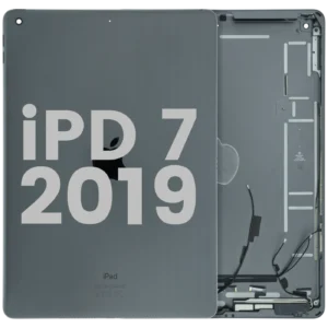 Back Housing Compatible for iPad 7 (2019) (Used OEM Pull: Grade A) (Space Gray)