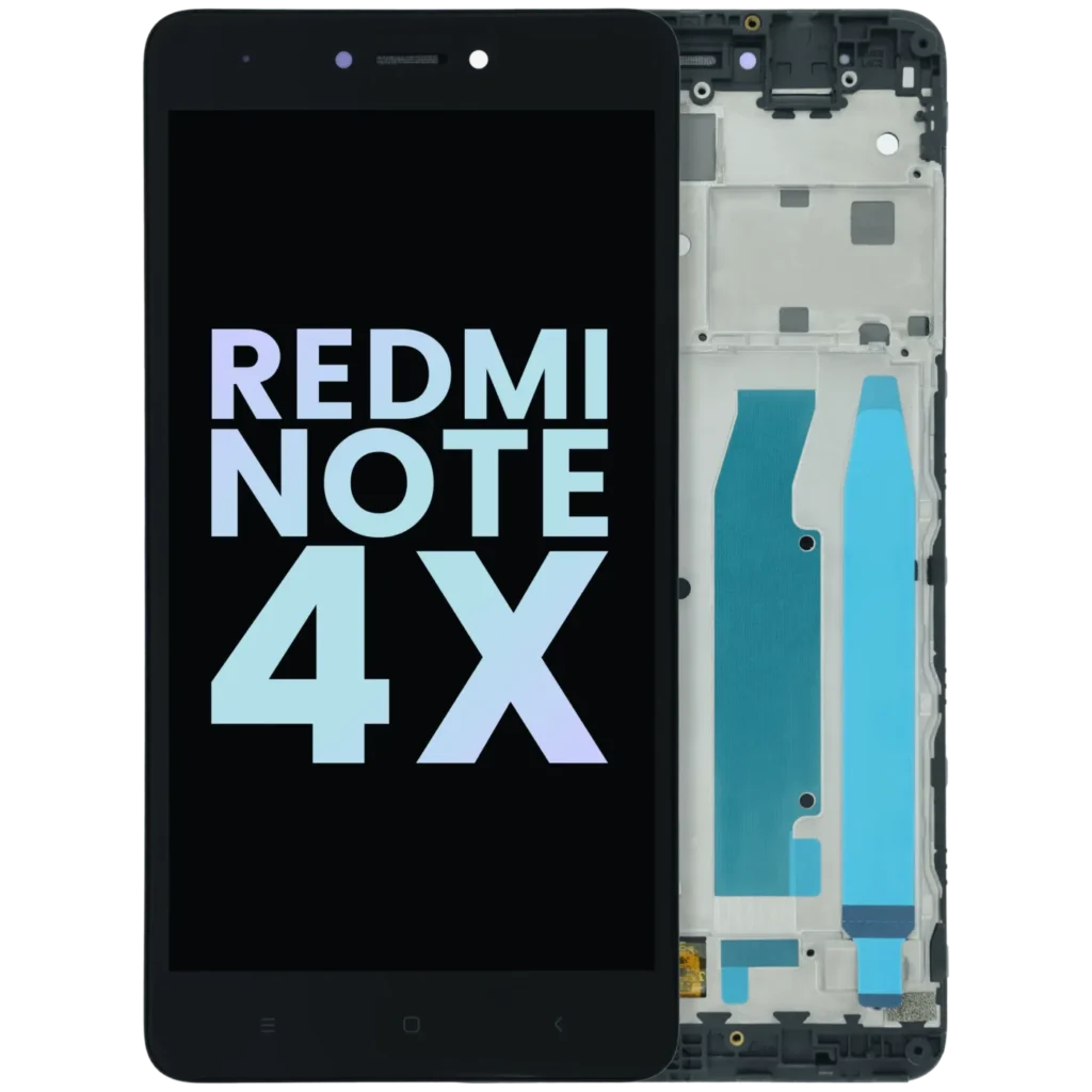 OLED Assembly With Frame For Xiaomi Redmi Note 4x (Genuine OEM) (Matte Black)