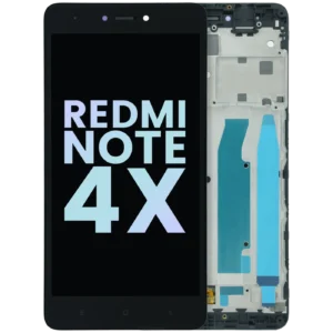OLED Assembly With Frame For Xiaomi Redmi Note 4x (Genuine OEM) (Matte Black)