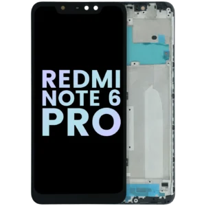 LCD Assembly With Frame For Xiaomi Redmi Note 6 Pro (Genuine OEM) (Black)
