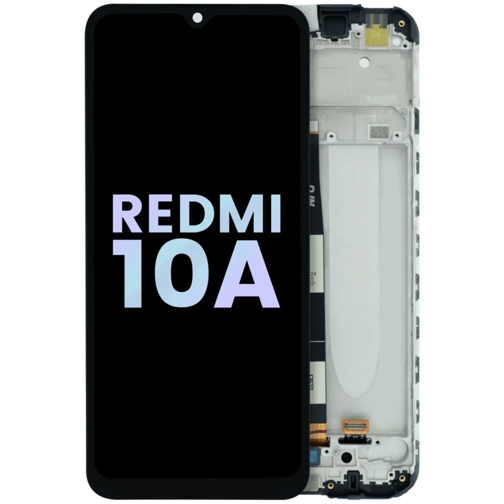 LCD Assembly With Frame For Xiaomi Redmi 10A (Service Pack) (All Colors)