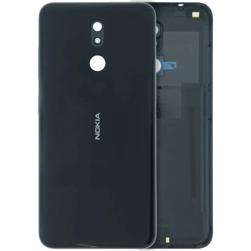 Back Cover Glass For Nokia 3.2 (2019) (Genuine OEM) (Black)