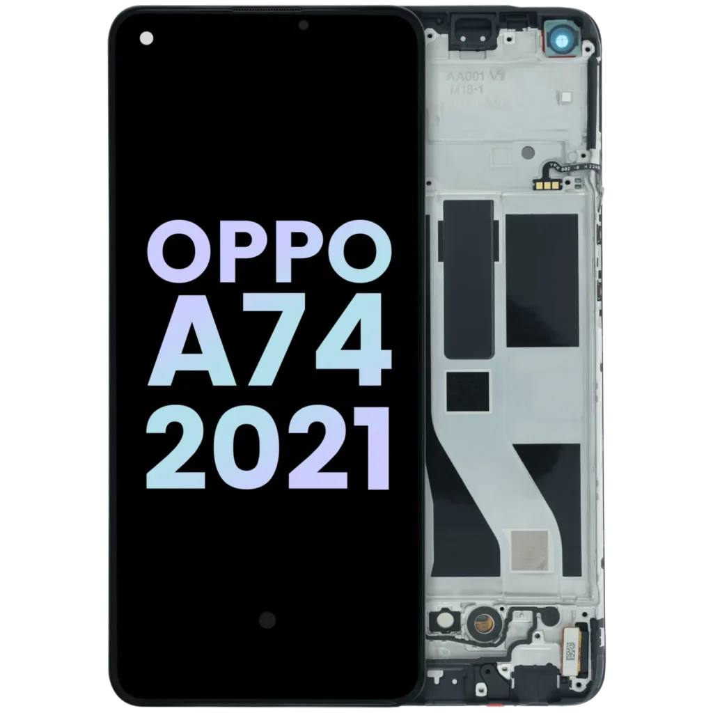 OLED Assembly With Frame For Oppo A74 4G (2021) (Genuine OEM) (All Colors)