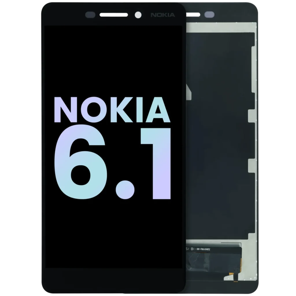 LCD Assembly Without Frame For Nokia 6.1 (Genuine OEM) (Black)