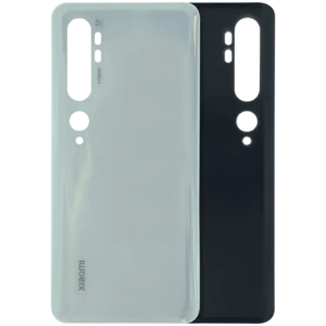 Back Cover Glass For Xiaomi Mi Note 10 Pro (Genuine OEM) (Glacier White)