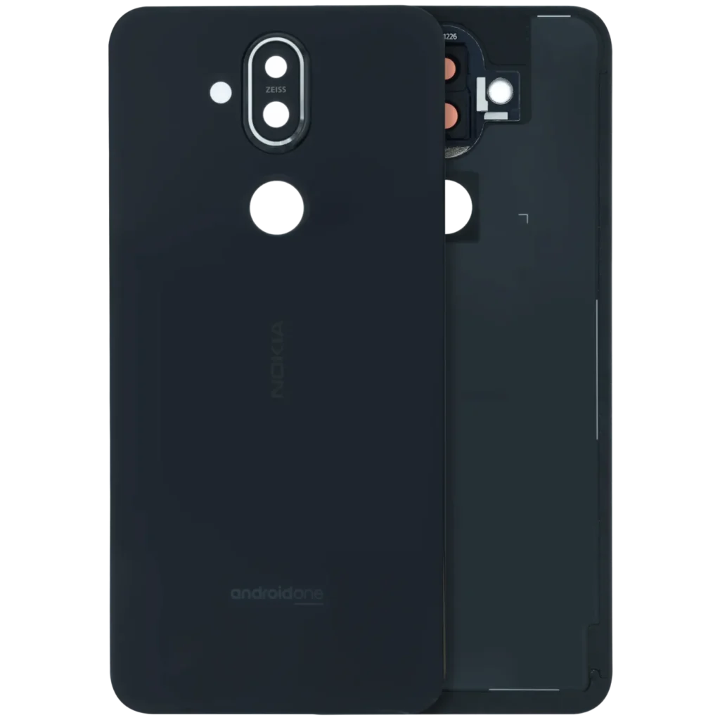 Back Cover Glass For Nokia 8.1 (Genuine OEM) (Blue)