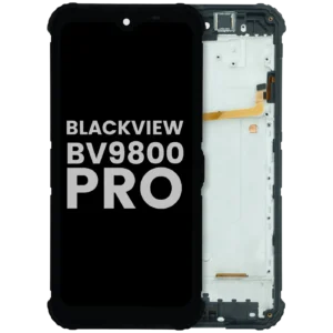 LCD Assembly With Frame For Blackview BV9800 Pro (Used OEM Pull Grade A) (Black)