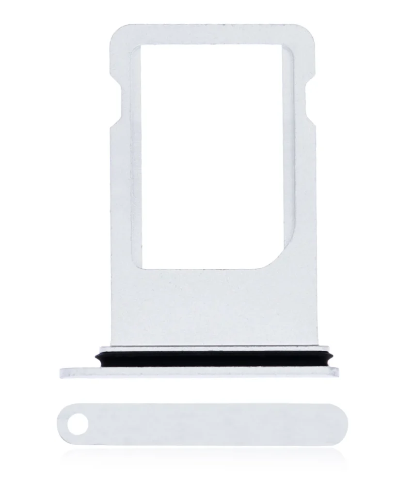 Sim Card Tray For iPhone 8 Plus (Silver)