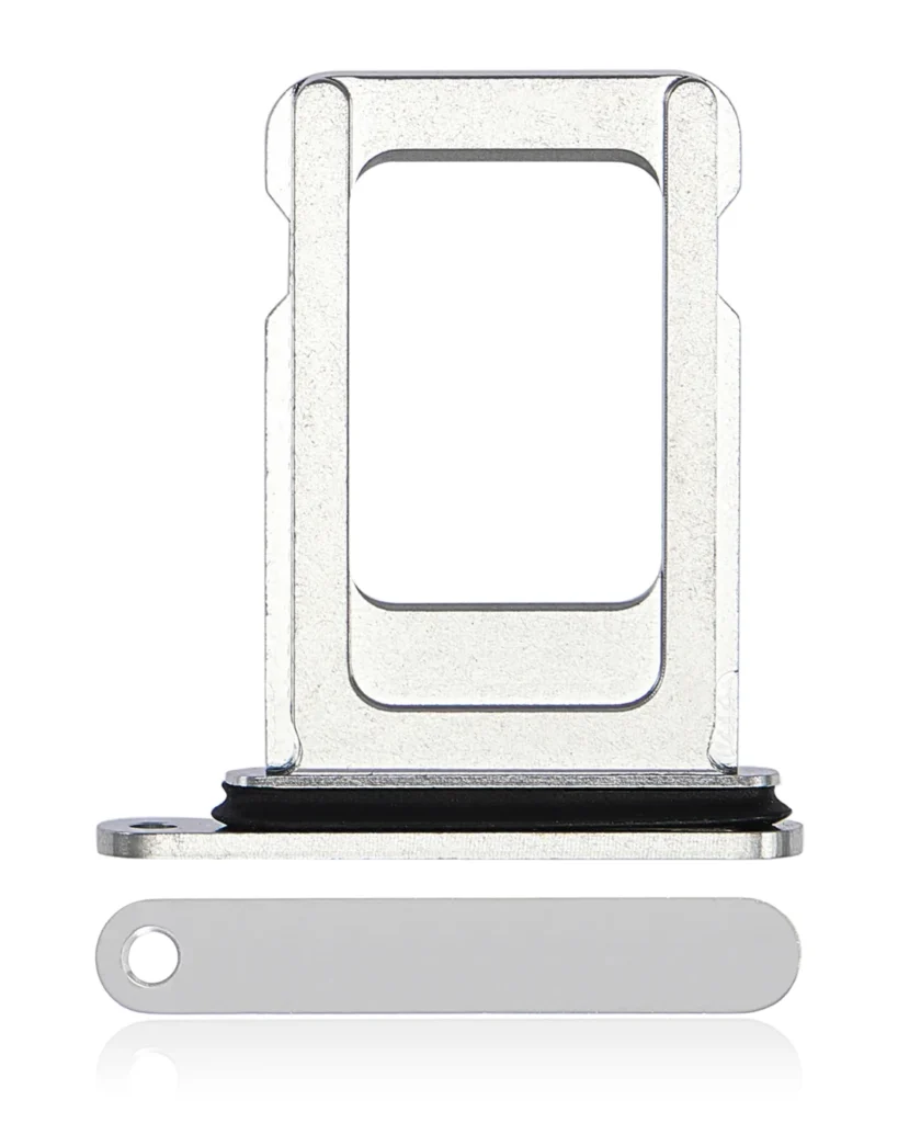 Single Sim Card Tray For iPhone 14 Pro / 14 Pro Max (Silver)