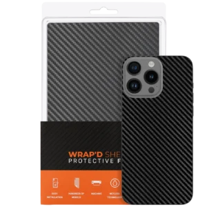 Wrapd Skin - Carbon Fiber Pattern (Black) (10 Pack)