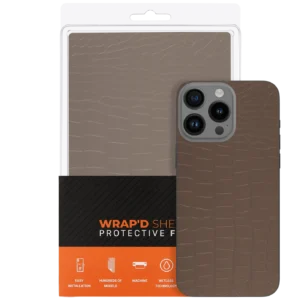 Wrapd Skin - Crocodile Pattern (Gray) (10 Pack)