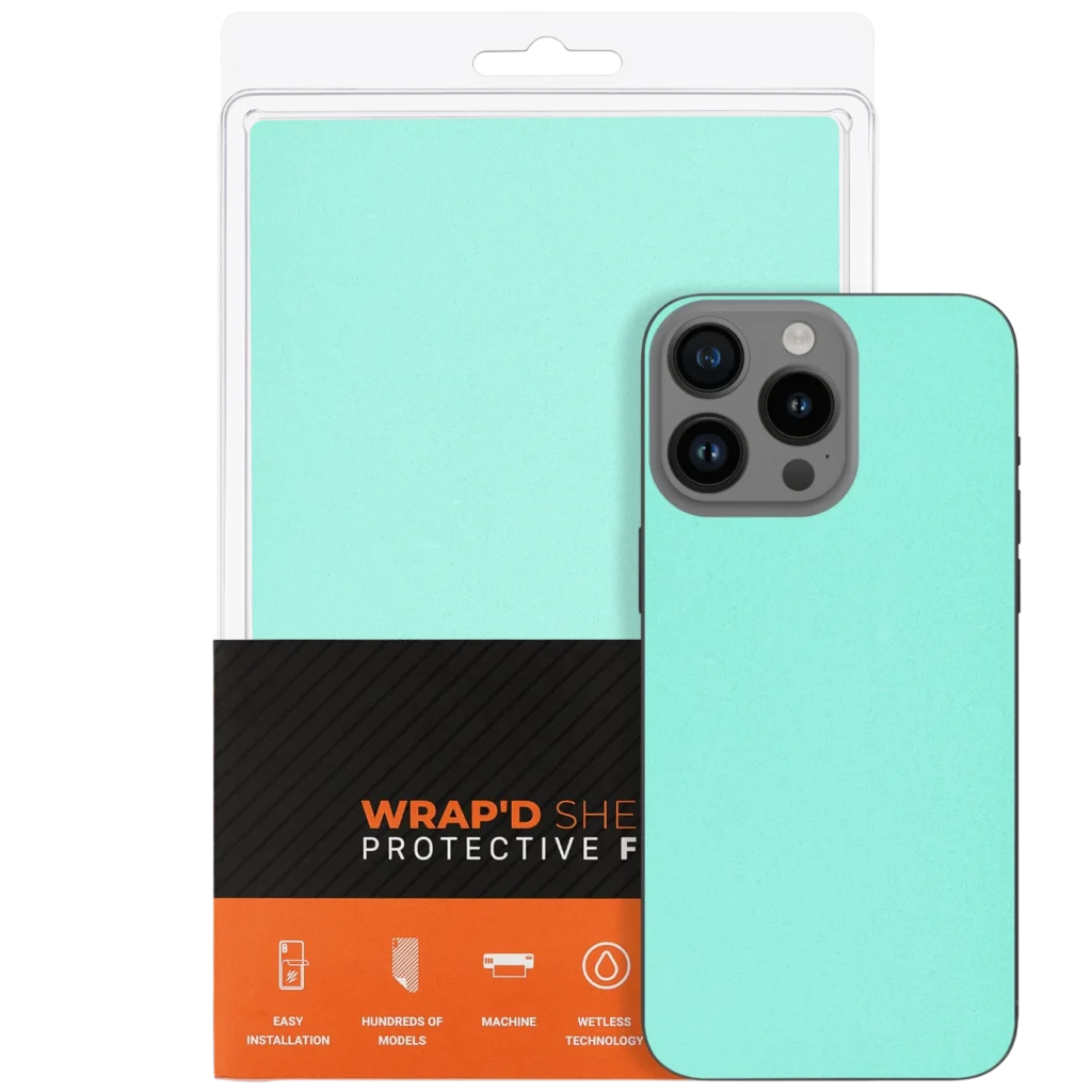 Wrapd Skin - Pearlescent (Cyan) (10 Pack)
