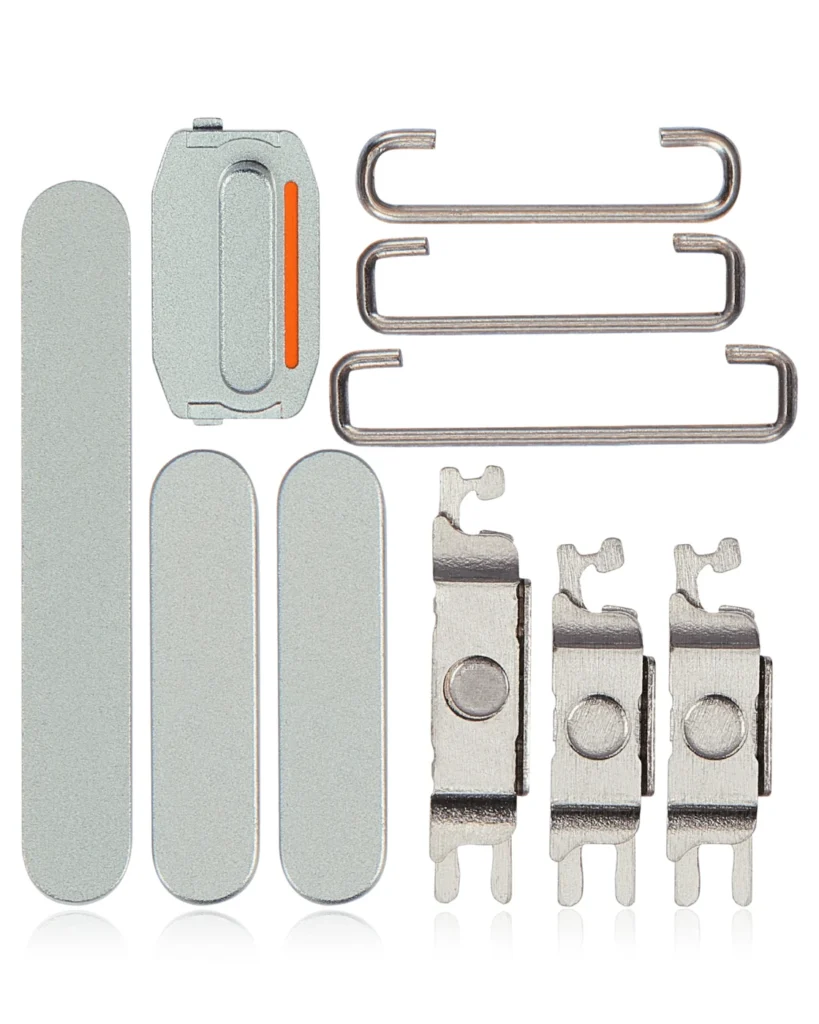 Hard Buttons (Power / Volume / Switch) For iPhone 15 / 15 Plus (Green)